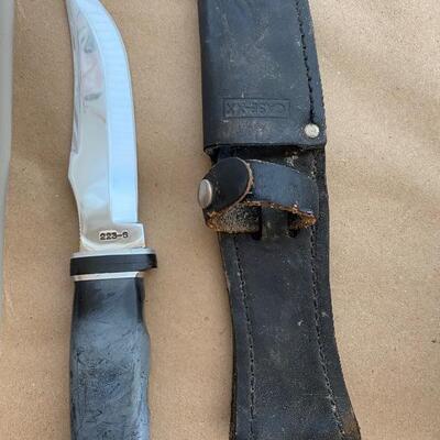 Case XX knife and holder 