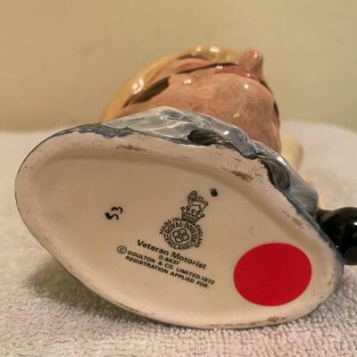 Vintage Circa 1972 Royal Doulton "Veteran Motorist" D6633 Toby Jug