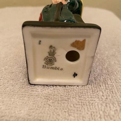 Vintage Royal Doulton Bone China Bumble Figurine (c. 1939) Dickens Miniature Collection Figurine, Older Back Stamp, Oliver Twist