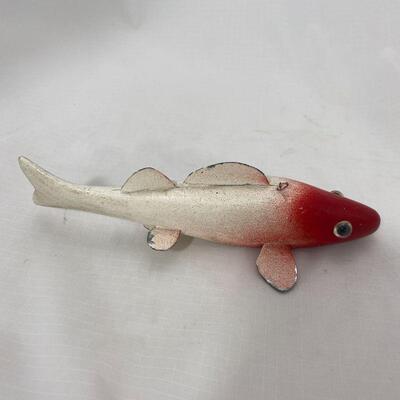 .21. Folk Art Carved Fish Decoy by Old Fred