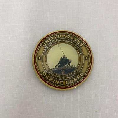 .35. Marine Corps 250th Anniversary Challenge Coin
