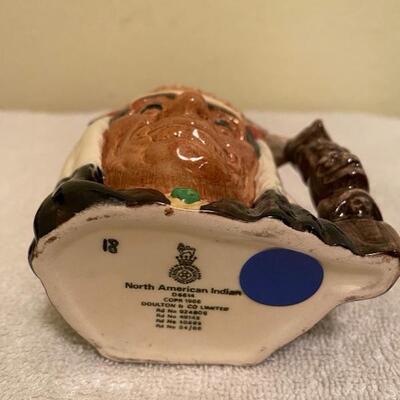 royal doulton "north american indian" 1966 toby jug