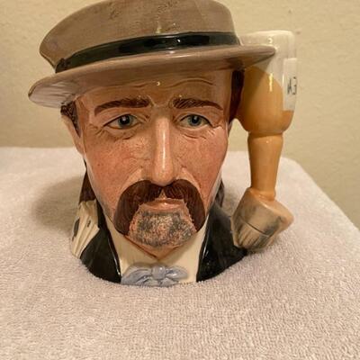 Royal Doulton Wild Bill Hickock" Toby Jug, Wild West Collection