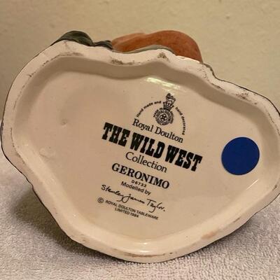Royal Doulton "Geronimo" Toby Jug, Wild West Collection