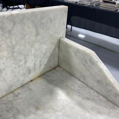 .59. White Marble Dry Sink Top