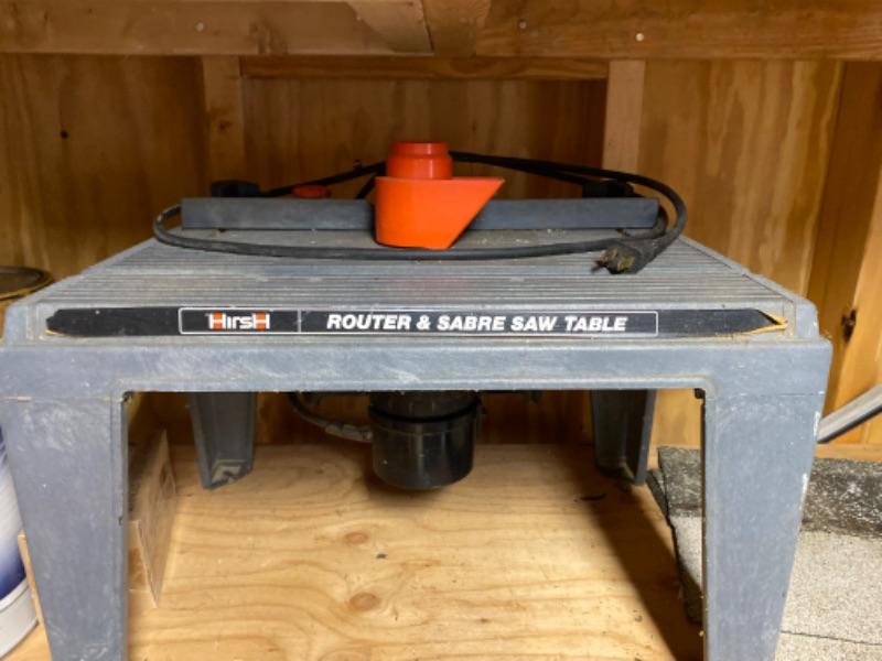 666 HIRSH Router & Sabre Saw Table