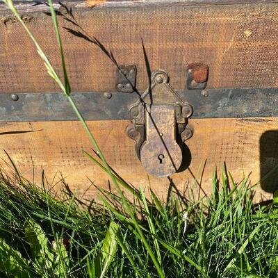 Vintage steamer trunk