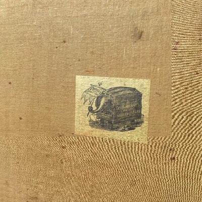 Vintage steamer trunk