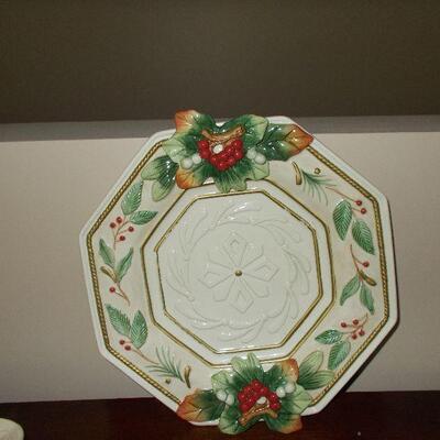 Couple of Holiday Ceramic Platters