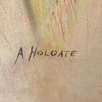 Lot 20 - Pair of A. Holgate Paintings