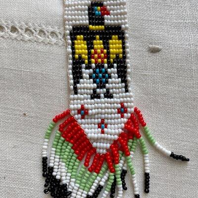 Native American beaded necklace 