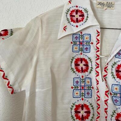 Vintage embroidered top 