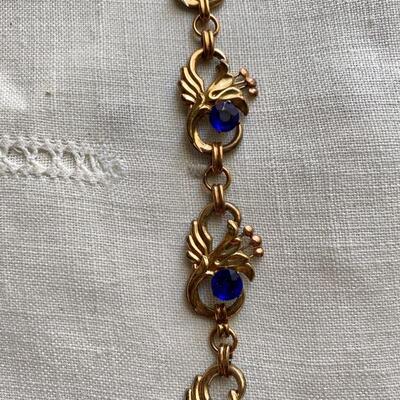 Vintage articulated link bracelet 
