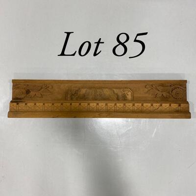 .85. Eastlake Carved Wood Portion