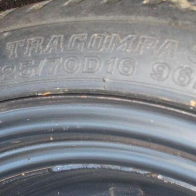 Spare Emergency Tire and Pioneer Radio