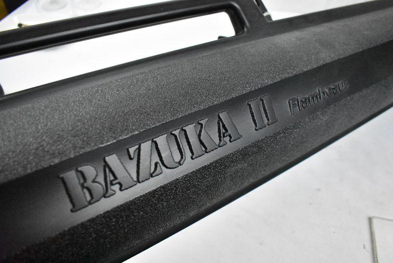 Flambeau Bazuka II Fishing Rod Case, Black Plastic