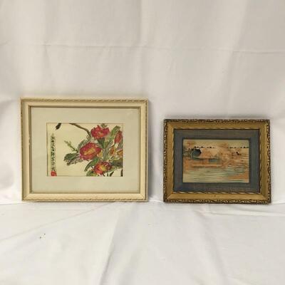 Lot 36 - Two pieces of Asian Inspired Artwork