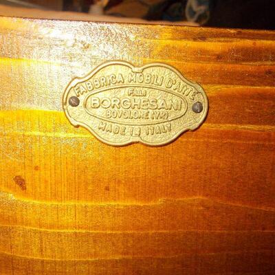 Antique Borghesani Bovolone (NV) Bombay Chest 
