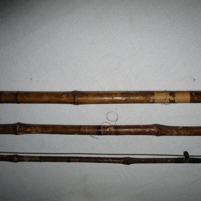 BAMBOO  FLY ROD AND FLIES