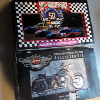 " Harley Davidson Playing cards and Nascar Playing Collector sets." with GREAT PICTURES"