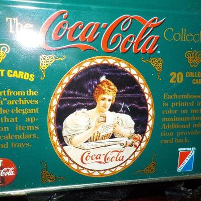 "Coca-Cola Metal Art Collector Cards".