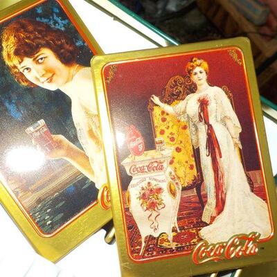 "Coca-Cola Metal Art Collector Cards".