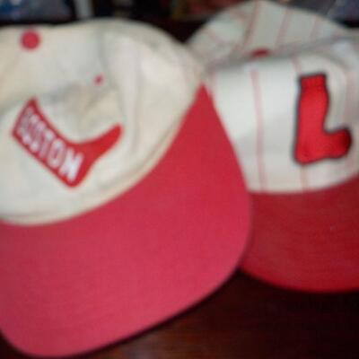 2- Cool Red Sox Hats Lg. 