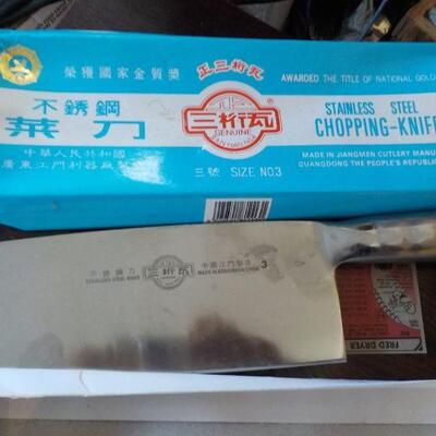 " New Chinese Chopping-Knife all Stainless Steel".