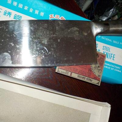 " New Chinese Chopping-Knife all Stainless Steel".
