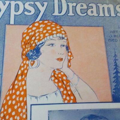 " Vintage Folio's Gypsy Dreams, Rock-a-Bye Baby Days, There's a trick in picking."