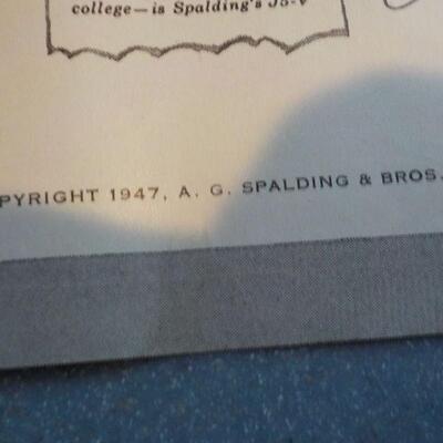 " Original Spalding Sports Show 1947".