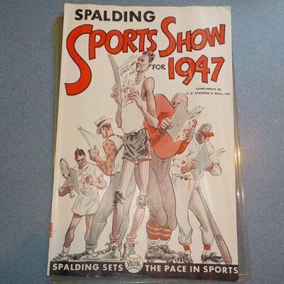 " Original Spalding Sports Show 1947".