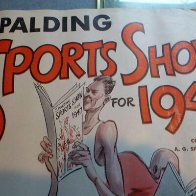 " Original Spalding Sports Show 1947".