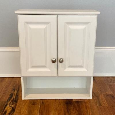 White Laminated Wall Mount Cabinet