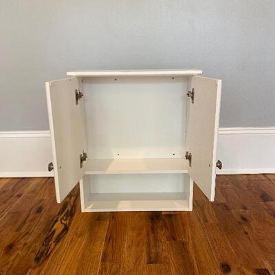 White Laminated Wall Mount Cabinet