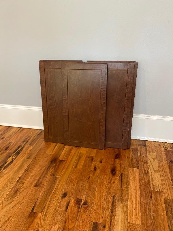 Set of 9 Solid Dark Wood Project Doors