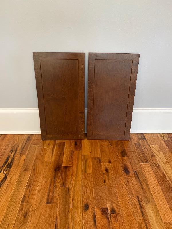 Set of 9 Solid Dark Wood Project Doors