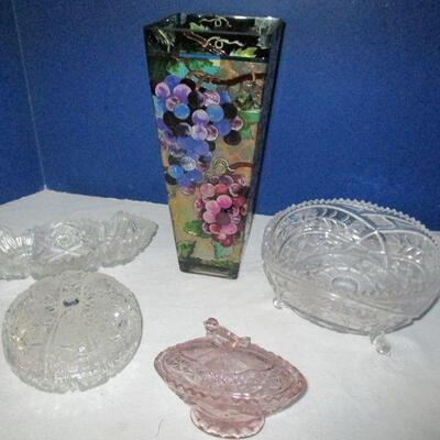 DEPRESSION GLASS & CUTGLASS
