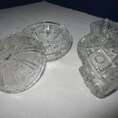 DEPRESSION GLASS & CUTGLASS
