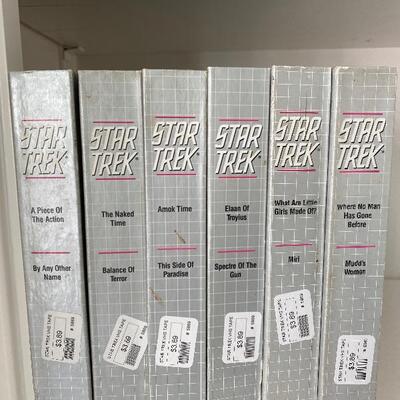 Collection of 42 VHS Star Trek Tapes 