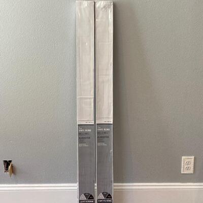 Pair of Blinds / Alabaster 58 x 64 (A) Brand New