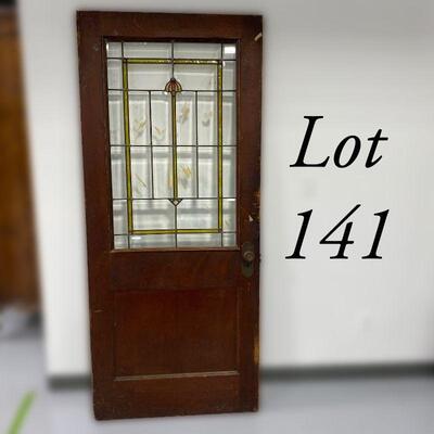 .141. Eastlake Stained Glass Door