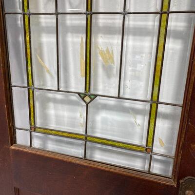 .141. Eastlake Stained Glass Door
