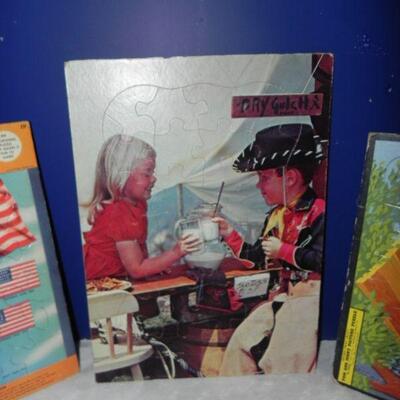 VINTAGE PUZZLES & MICKY MOUSE HATS