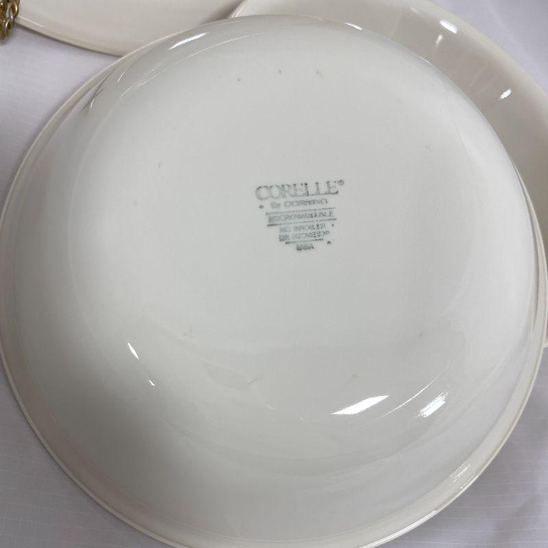 146. Corelle Sandstone Beige Serving Dishes DISCONTINUED EstateSales