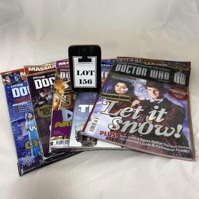 .156. Five Sealed Doctor Who Magazines