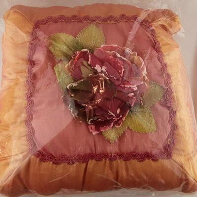 Rose Centered Pillow