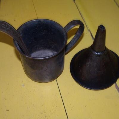 Primitive, Baby Cup, Spoon and Funnel 