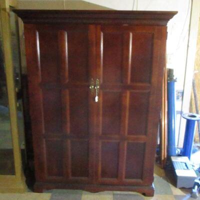Lot 115 - Office Work Cabinet With Fold Down Desk