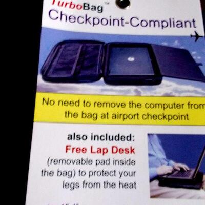 Laptop Travel Bag by TurboBag -Airport Compliant